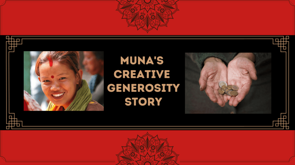 Creative Generosity Testimony